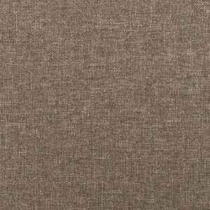 Κεφαλάρι με Πτερύγια Taupe 93x23x78/88 εκ. Υφασμάτινο