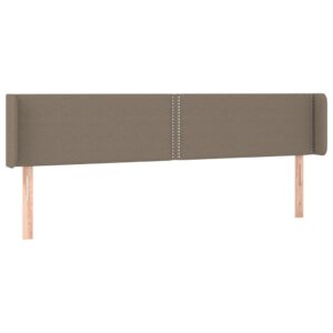 Κεφαλάρι με Πτερύγια Taupe 163x16x78/88 εκ. Υφασμάτινο