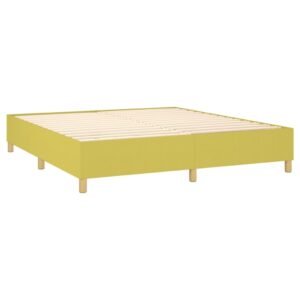 Κρεβάτι Boxspring με Στρώμα Πράσινο 160x200 εκ.Υφασμάτινο