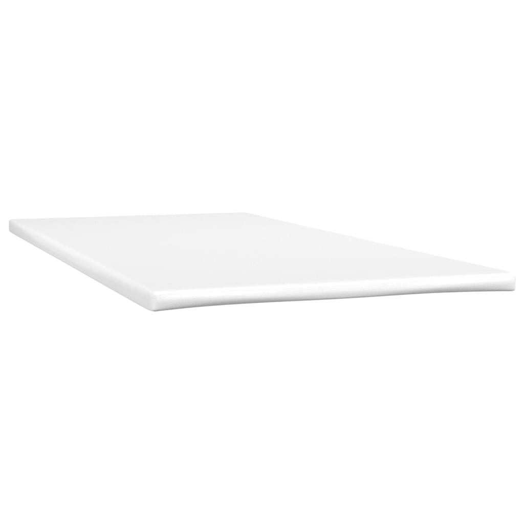 Κρεβάτι Boxspring με Στρώμα Ανοιχτό Πράσινο 90x190εκ Υφασμάτινο