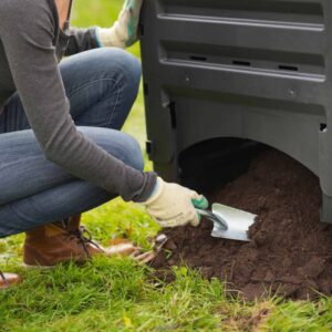 423521 Nature Compost Bin 300 L Black