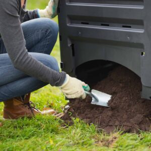 423521 Nature Compost Bin 300 L Black