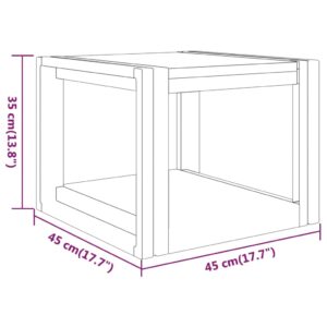 Έπιπλο Μπάνιου 45 x 45 x 35 εκ. από Μασίφ Ξύλο Teak