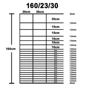 Συρματόπλεγμα Περίφραξης Ασημί 50 x 1