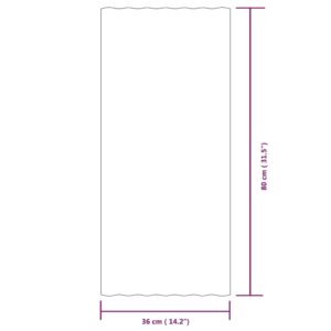 Πάνελ Οροφής 12 τεμ. Καφέ 80x36 εκ. Ατσάλινα με Ηλεκτρ. Βαφή