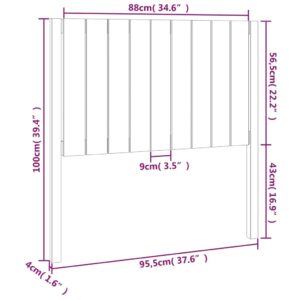 5 x 4 x 100 εκ. Μασίφ Ξύλο Πεύκου