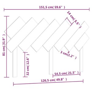 5x3x81 εκ. Μασίφ Ξύλο Πεύκου