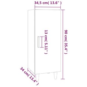 5 x 34 x 90 εκ. Επεξεργασμένο Ξύλο