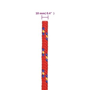 Σχοινί Ναυτιλίας Κόκκινο 10 χιλ. 25 μ. από Πολυπροπυλένιο