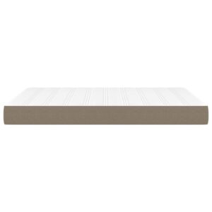 Στρώμα με Pocket Springs Taupe 140 x 190 x 20 εκ. Υφασμάτινο