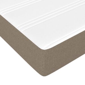 Στρώμα με Pocket Springs Taupe 140 x 190 x 20 εκ. Υφασμάτινο