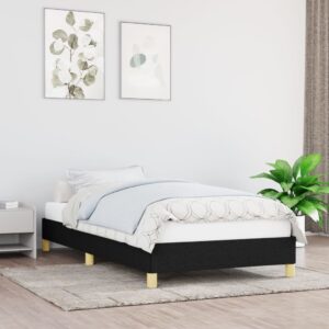 Πλαίσιο Κρεβατιού Boxspring Μαύρο 100 x 200 εκ. Υφασμάτινο