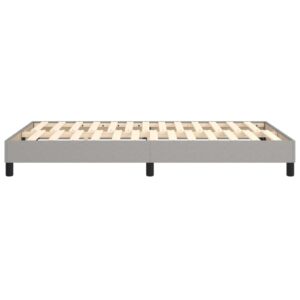 Πλαίσιο Κρεβατιού Boxspring Ανοιχτό Γκρι 120x200 εκ. Υφασμάτινο