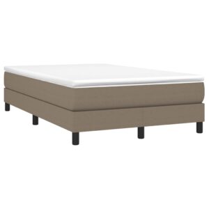 Πλαίσιο Κρεβατιού Boxspring Taupe 120x200 εκ. Υφασμάτινο