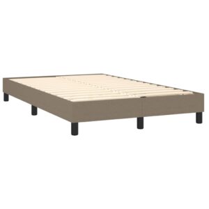 Πλαίσιο Κρεβατιού Boxspring Taupe 120x200 εκ. Υφασμάτινο