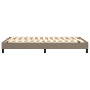 Πλαίσιο Κρεβατιού Boxspring Taupe 120x200 εκ. Υφασμάτινο