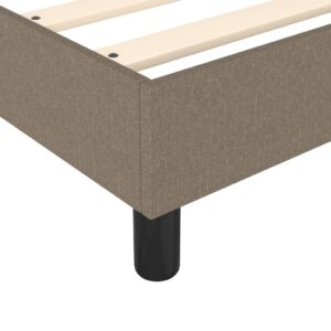 Πλαίσιο Κρεβατιού Boxspring Taupe 120x200 εκ. Υφασμάτινο