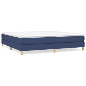 Πλαίσιο Κρεβατιού Boxspring Μπλε 200x200 εκ. Υφασμάτινο