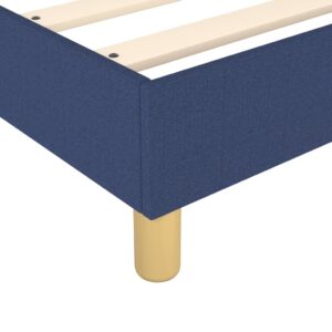 Πλαίσιο Κρεβατιού Boxspring Μπλε 200x200 εκ. Υφασμάτινο