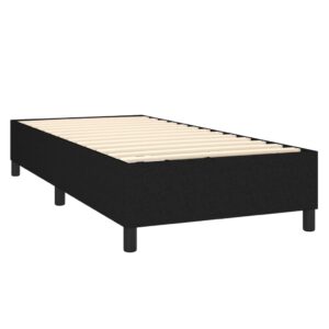 Πλαίσιο Κρεβατιού Boxspring Μαύρο 80 x 200 εκ. Υφασμάτινο