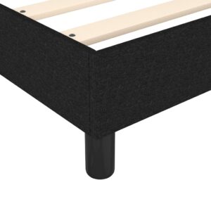 Πλαίσιο Κρεβατιού Boxspring Μαύρο 80 x 200 εκ. Υφασμάτινο