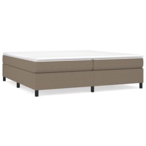 Πλαίσιο Κρεβατιού Boxspring Taupe 200x200 εκ. Υφασμάτινο