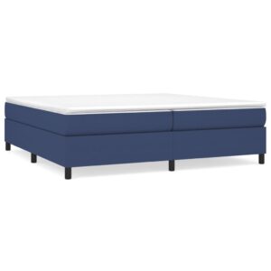 Πλαίσιο Κρεβατιού Boxspring Μπλε 200x200 εκ. Υφασμάτινο