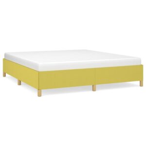 Πλαίσιο Κρεβατιού Boxspring Πράσινο 180x200 εκ. Υφασμάτινο