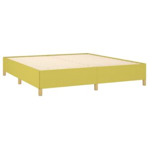 Πλαίσιο Κρεβατιού Boxspring Πράσινο 180x200 εκ. Υφασμάτινο