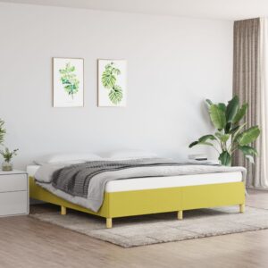 Πλαίσιο Κρεβατιού Boxspring Πράσινο 180x200 εκ. Υφασμάτινο