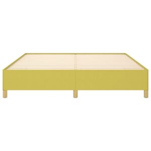 Πλαίσιο Κρεβατιού Boxspring Πράσινο 180x200 εκ. Υφασμάτινο