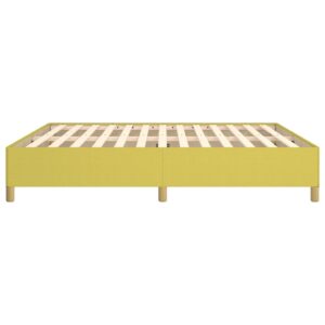 Πλαίσιο Κρεβατιού Boxspring Πράσινο 180x200 εκ. Υφασμάτινο