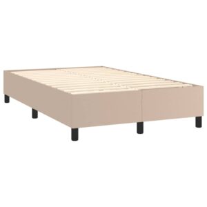 Πλαίσιο Κρεβατιού Boxspring Καπουτσίνο 120x200εκ. Συνθετ. Δέρμα