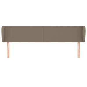 Κεφαλάρι με Πτερύγια Taupe 163x23x78/88 εκ. Υφασμάτινο