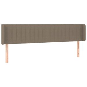 Κεφαλάρι με Πτερύγια Taupe 183x16x78/88 εκ. Υφασμάτινο