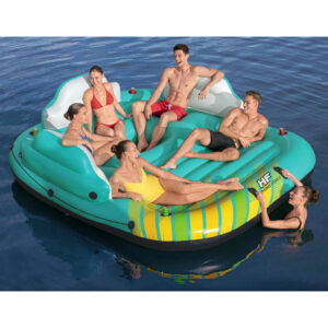 Bestway Φουσκωτό Νησί/Καναπές Sunny Lounge 5 Ατόμων 291 x 265 x 83 εκ.