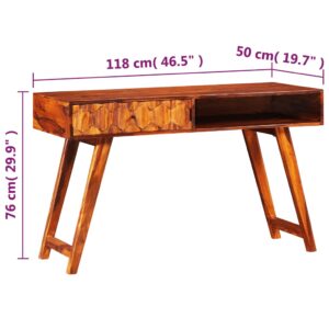 Γραφείο 118 x 50 x 76 εκ. από Μασίφ Ξύλο Sheesham