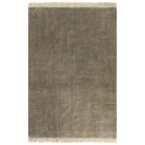 Κιλίμι Χρώμα Taupe 120 x 180 εκ. Βαμβακερό