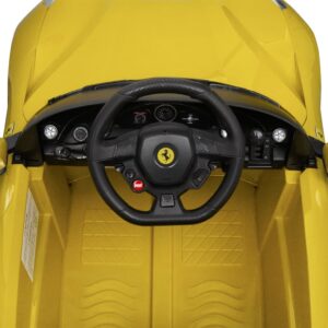 Αυτοκίνητο Ηλεκτροκίνητο Ferrari F12 Κίτρινο με Τηλεχειριστήριο