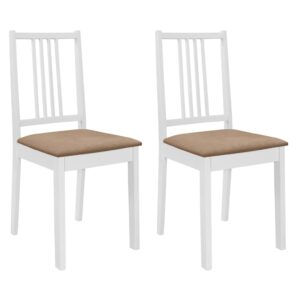 276408  3 Piece Dining Set MDF White (247625+247634)