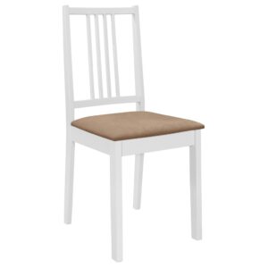 276408  3 Piece Dining Set MDF White (247625+247634)