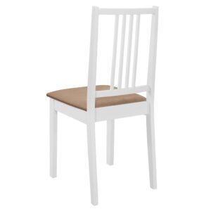 276408  3 Piece Dining Set MDF White (247625+247634)