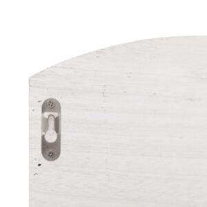 284239  Wall Mounted Coat Rack White 50x10x34 cm Wood