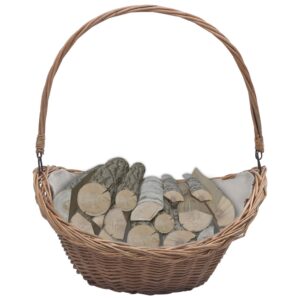 286987  Firewood Basket with Handle 57x46