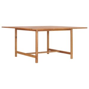 Τραπέζι Κήπου 150 x 150 x 76 εκ. από Μασίφ Ξύλο Teak