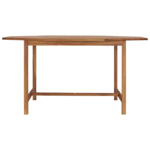 Τραπέζι Κήπου 150 x 150 x 75 εκ. από Μασίφ Ξύλο Teak