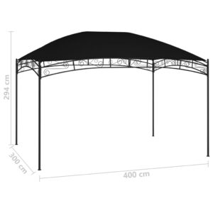 Κιόσκι Κήπου Ανθρακί 4 x 3 μ. 180 γρ./μ²