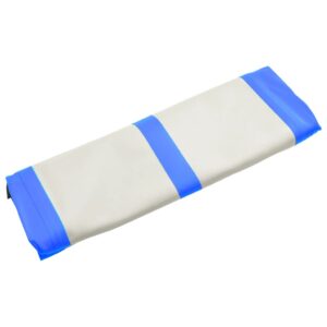 Στρώμα Ενόργανης Φουσκωτό Μπλε 400 x 100 x 15 εκ. PVC με Τρόμπα