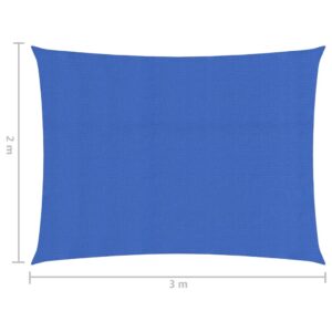 Πανί Σκίασης Μπλε 2 x 3 μ. 160 γρ./μ² από HDPE