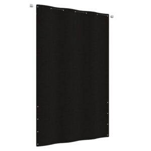 Διαχωριστικό Βεράντας Μαύρο 140 x 240 εκ. Ύφασμα Oxford